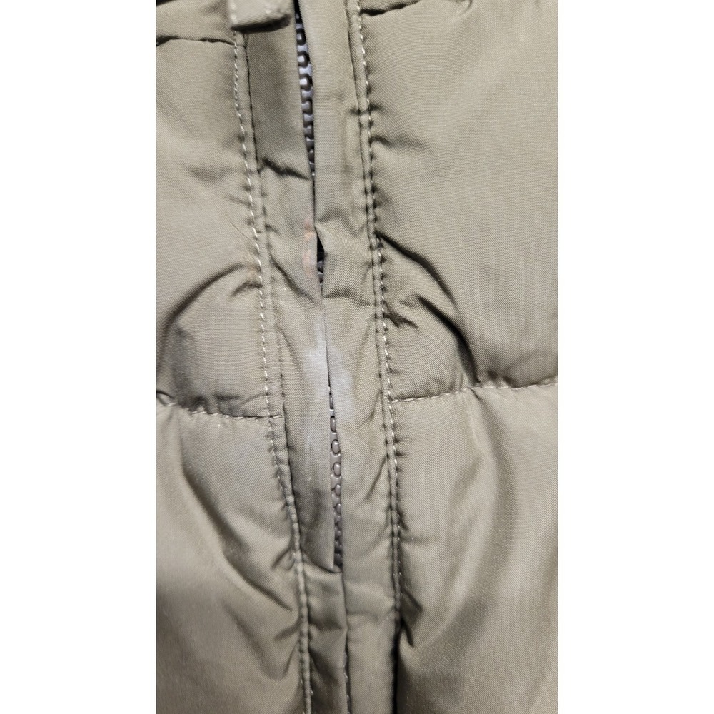 Polo Ralph Lauren Goose Down Puffer Vest Orange Green Reversible Kids 7 *READ* - Picture 14 of 14